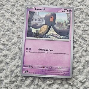 POKEMON TCG Card Yamask Stellar Crown 062/142